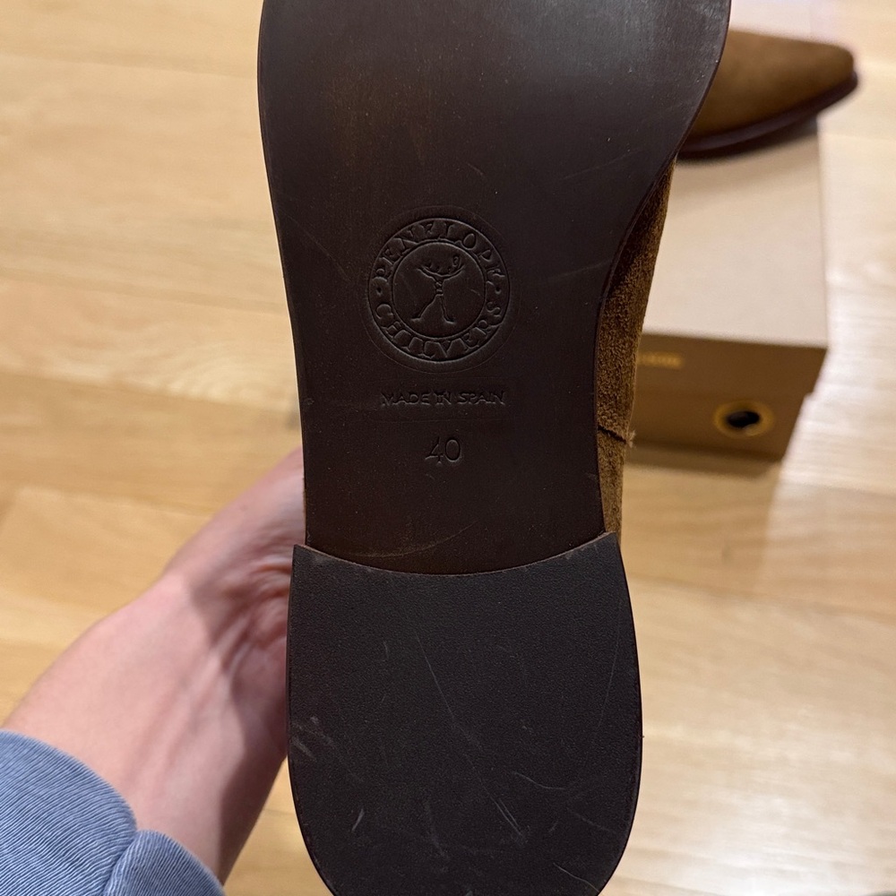 NWT! Penelope Chilvers Mod Suede Boot - Brown - Picture 15 of 15
